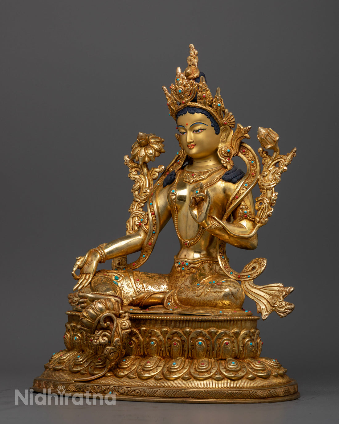 Green Tara Statue | Embodying Compassion and Swift Protection