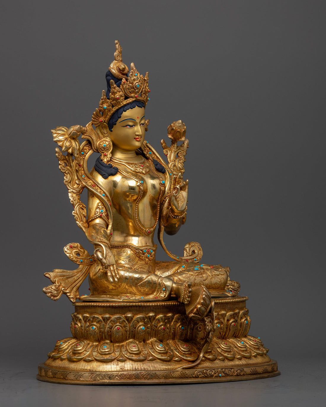 Green Tara Statue | Embodying Compassion and Swift Protection