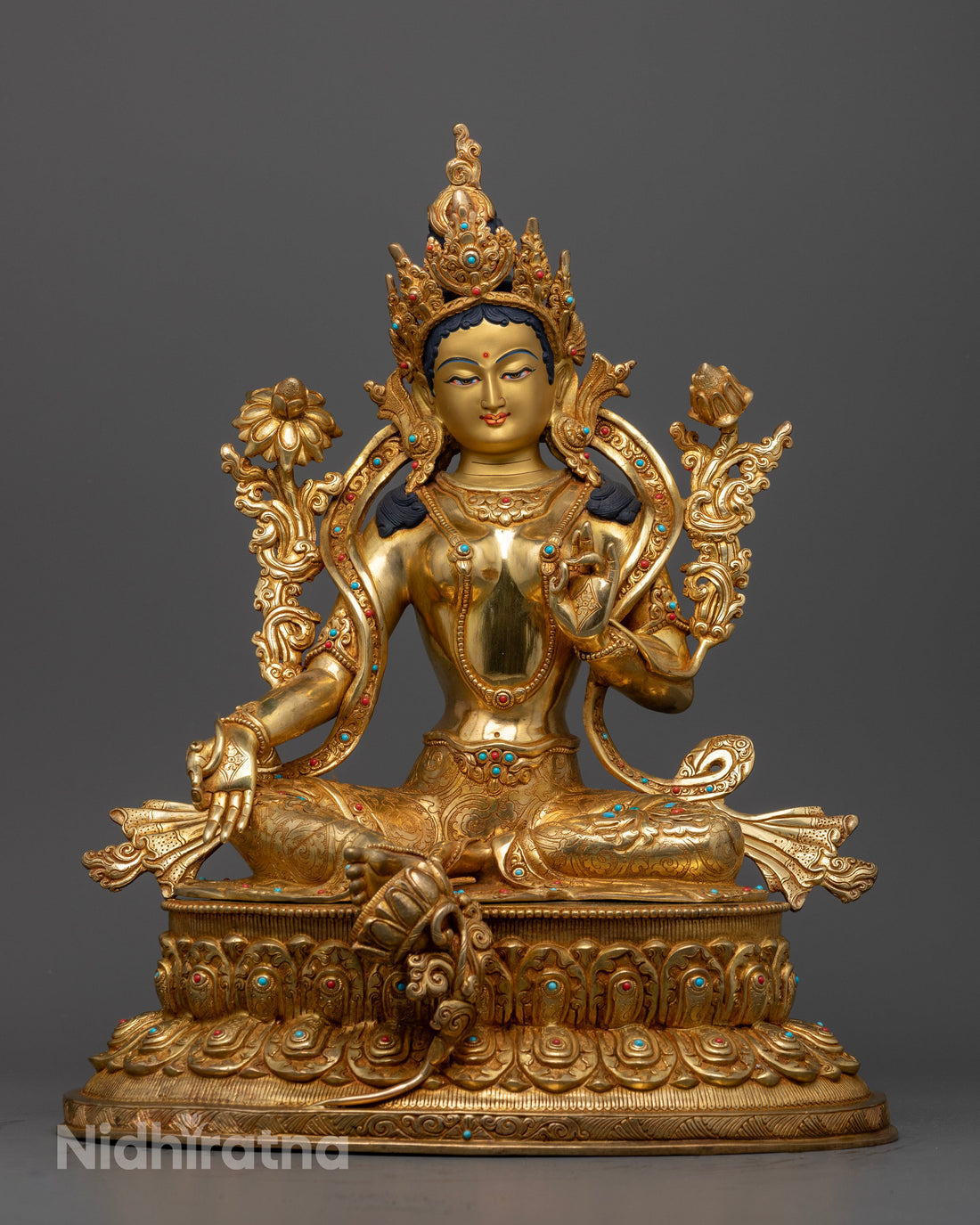 Green Tara Statue | Embodying Compassion and Swift Protection