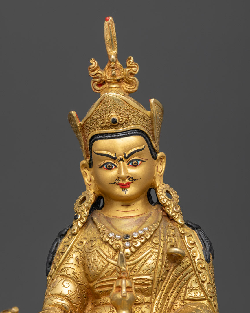 Buddhist Guru Rinpoche Statue | Himalayan Sacred Art