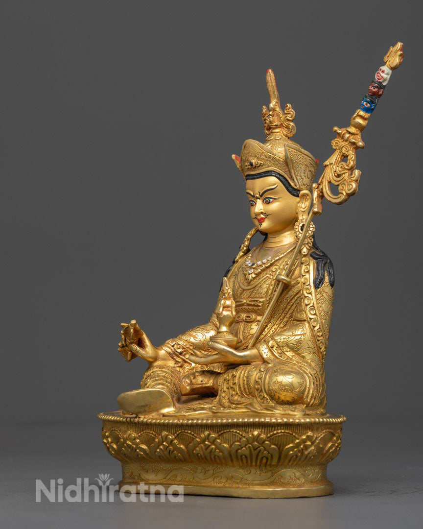 Buddhist Guru Rinpoche Statue | Himalayan Sacred Art