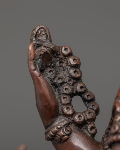 Ganesh Sculpture for Positive Energy | Handcrafted in Oxidized Copper