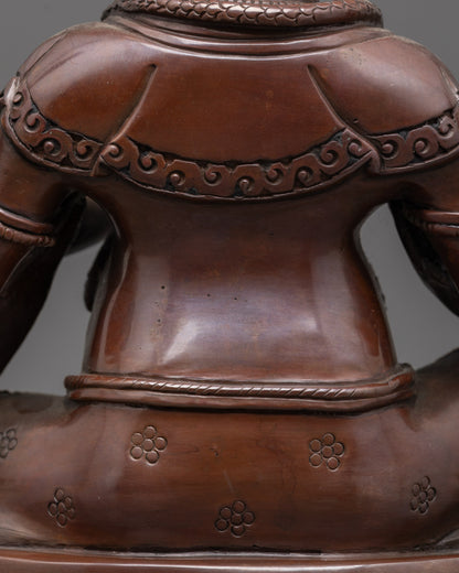 Oxidized Lord Ganesha Statue | Handcrafted Hindu Elephant God Idol