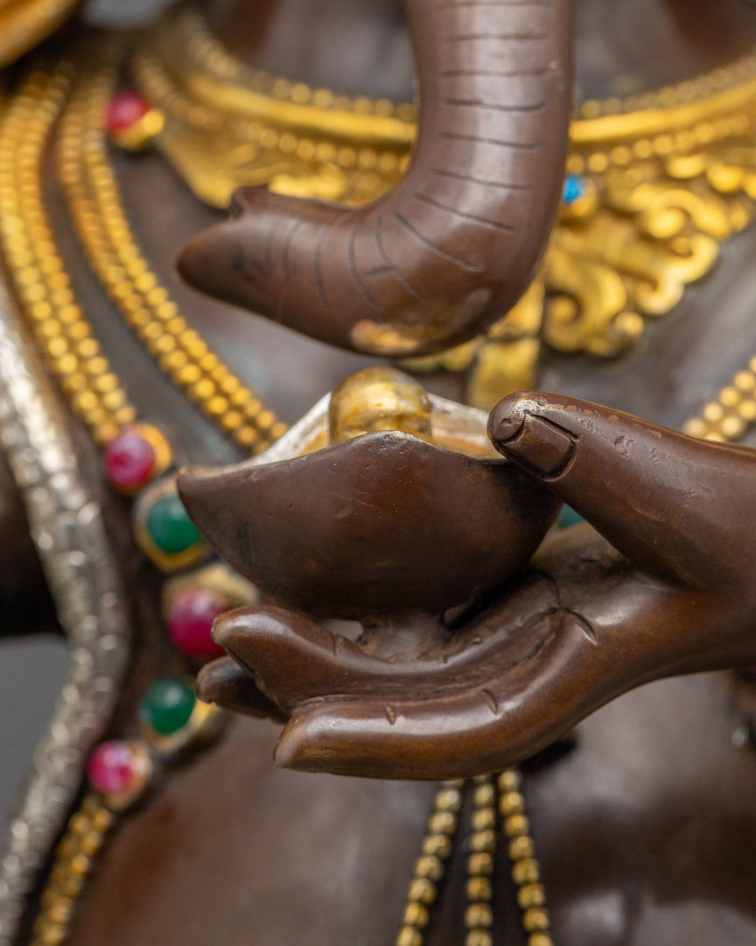Traditional Large Ganesh Statue | Elephant Head Deity