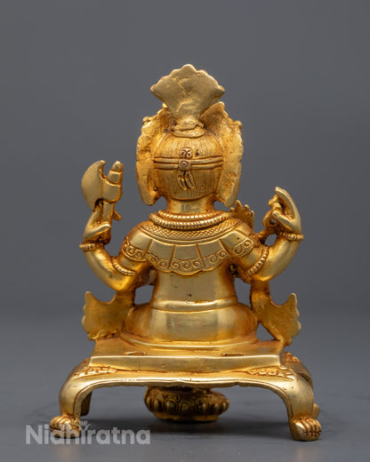 Beautiful Lord Ganesha Statue | Handmade Elephant God Figurine