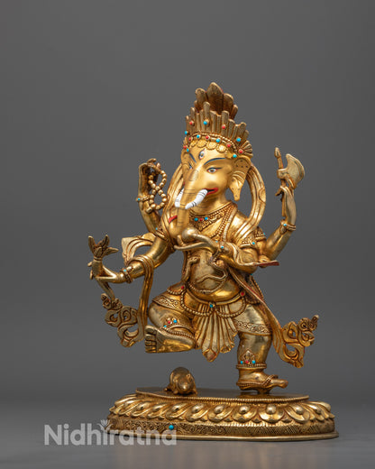 Standing Ganesh Sculpture | Hindu God of Beginnings