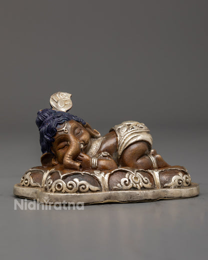 Sleeping Bal Ganesha Statue for Sale