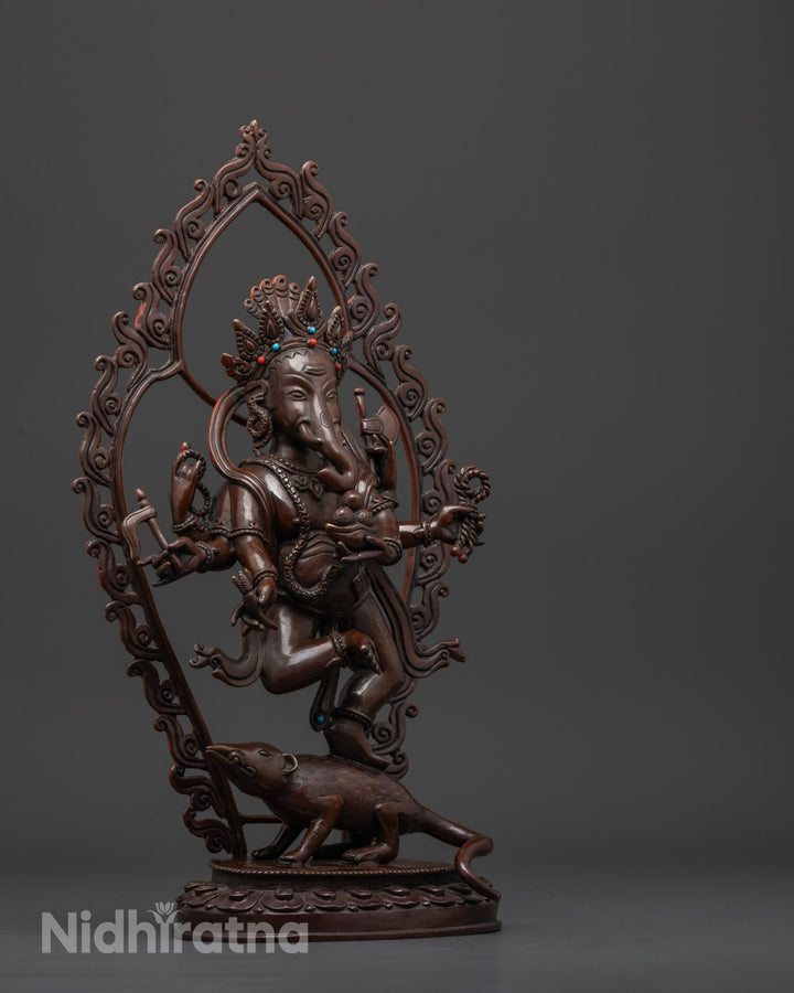 Oxidized Ganesh Statue | Ganesha Hindu Lord