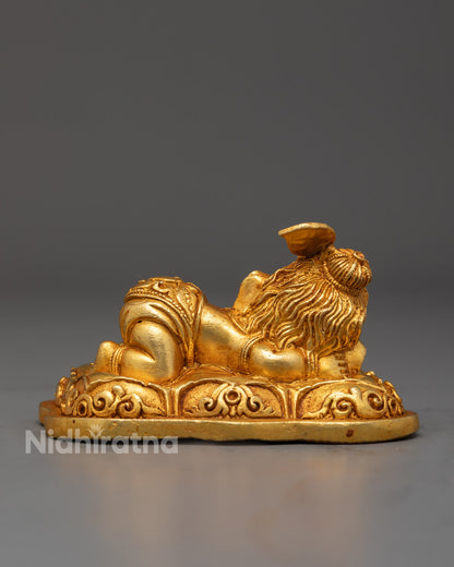 Sleeping Cute Ganesha Statue for Sale