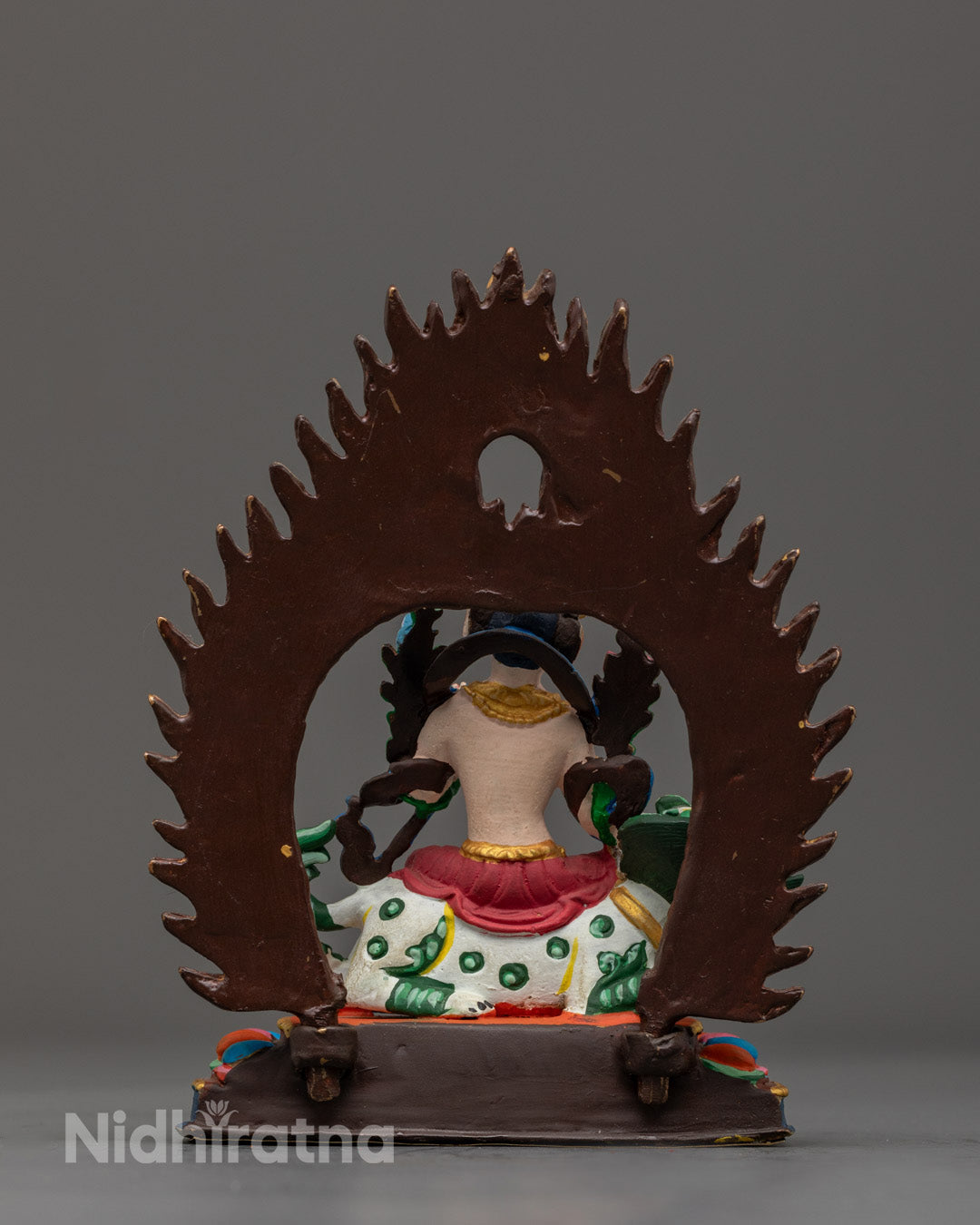 Machine-Made Ganesh Statue with Acrylic Colors