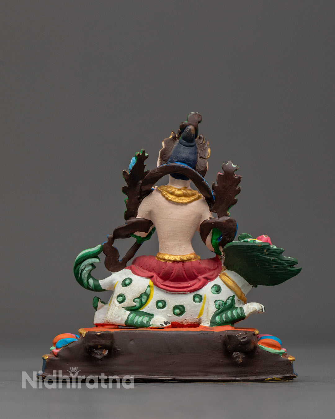 Machine-Made Ganesh Statue with Acrylic Colors