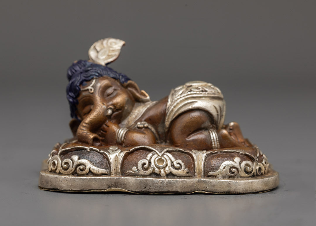 Sleeping Bal Ganesha Statue for Sale