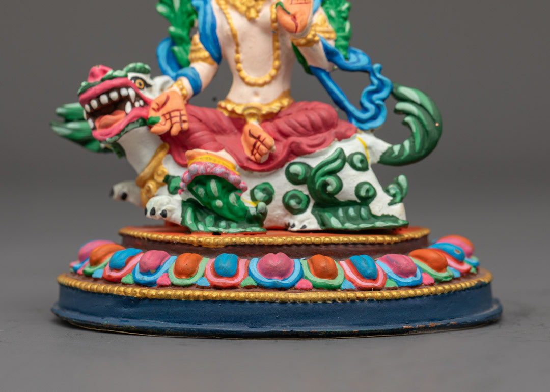 Machine-Made Ganesh Statue with Acrylic Colors