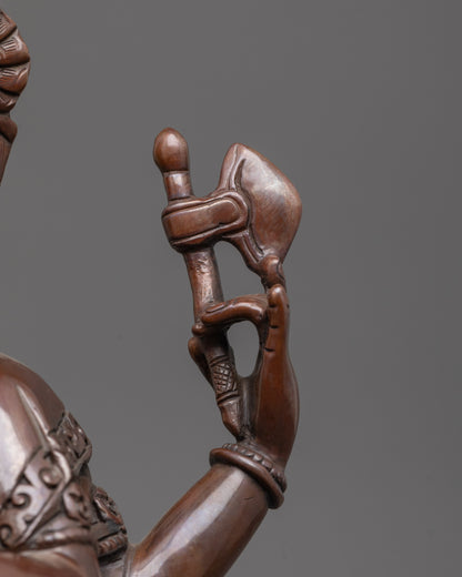 Oxidized Lord Ganesha Statue | Handcrafted Hindu Elephant God Idol