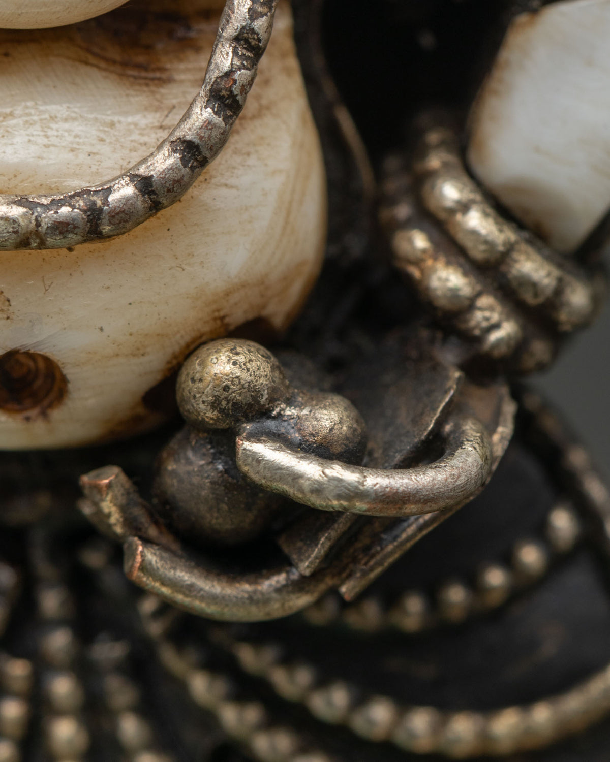 White Stone Standing Ganesha Sculpture | Handcrafted In Nepal