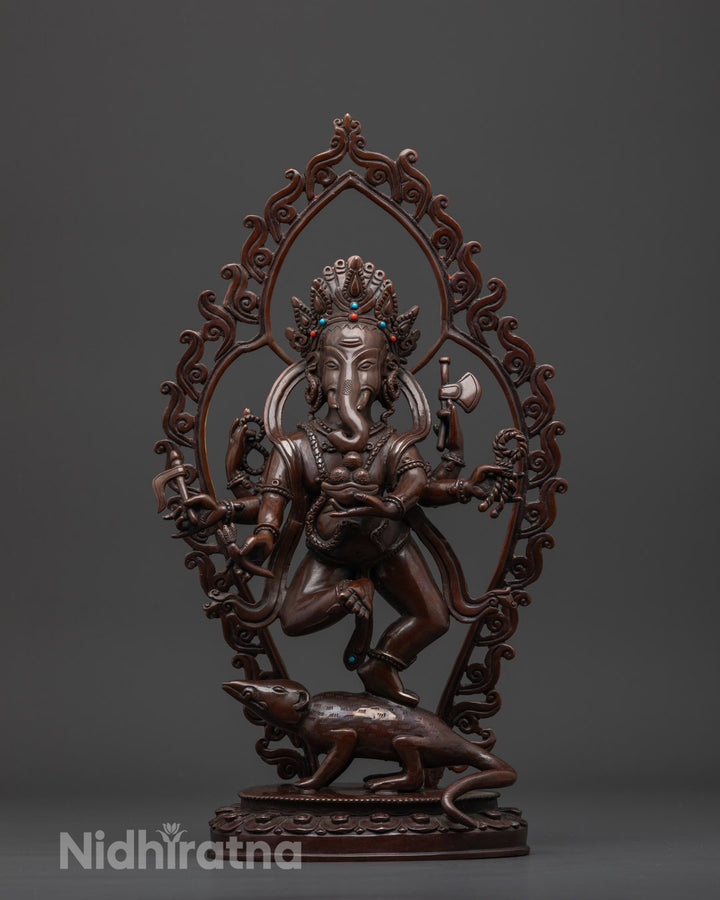 Oxidized Ganesh Statue | Ganesha Hindu Lord