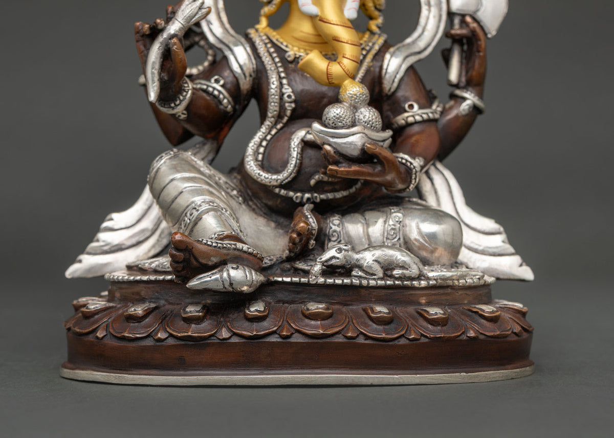 Oxidized Ganesh Statue | Divine Protector and Remover of Obstacles
