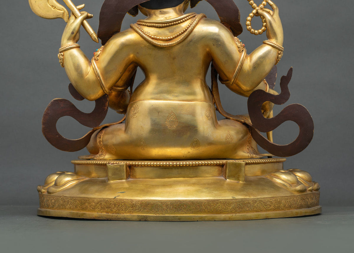 Big Four-armed Ganesh Statue for Meditation – Auspicious Ganesha Murti