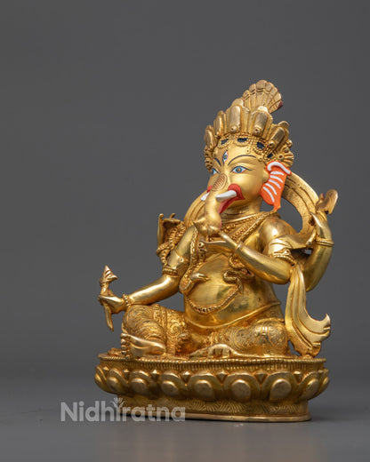 Handcrafted Ganesha Statue | Hindu Deity of Success