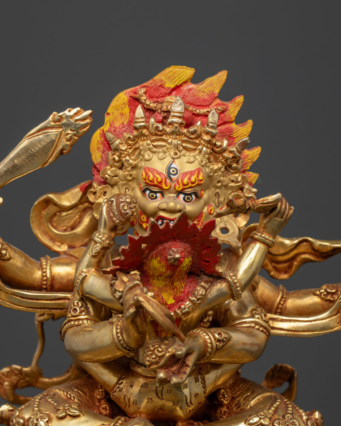 Fearsome Mahakala on Garuda: Protect Your Space with Divine Power