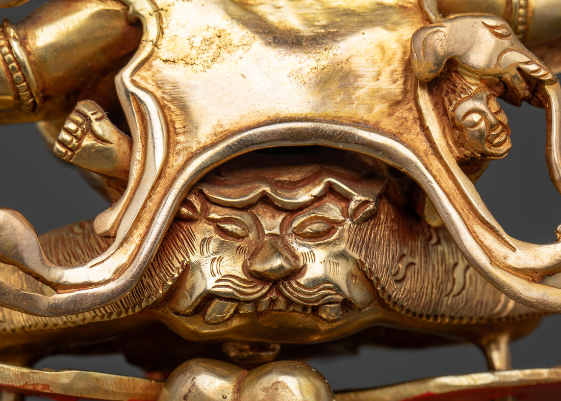 Fearsome Mahakala on Garuda: Protect Your Space with Divine Power