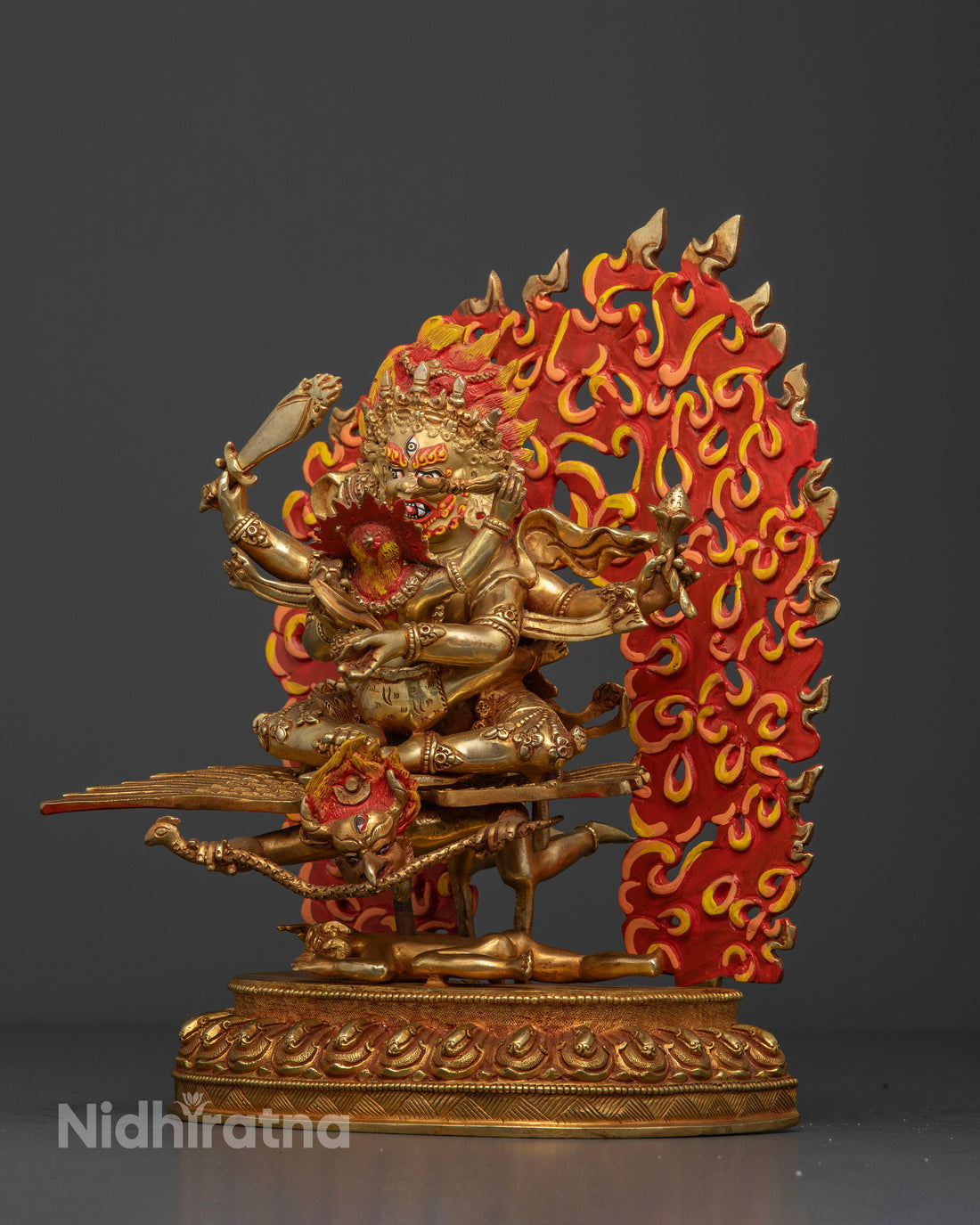 Fearsome Mahakala on Garuda: Protect Your Space with Divine Power