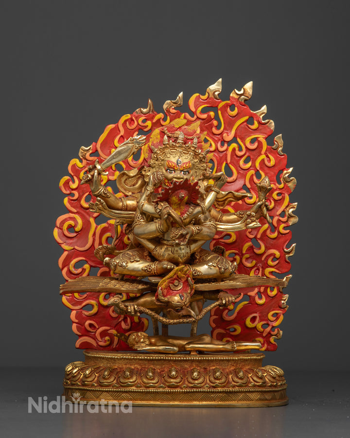 Fearsome Mahakala on Garuda: Protect Your Space with Divine Power