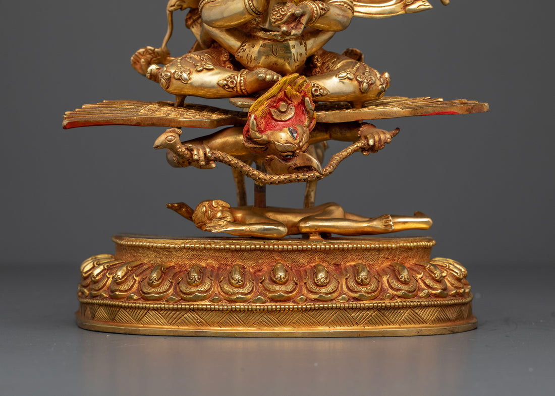 Fearsome Mahakala on Garuda: Protect Your Space with Divine Power