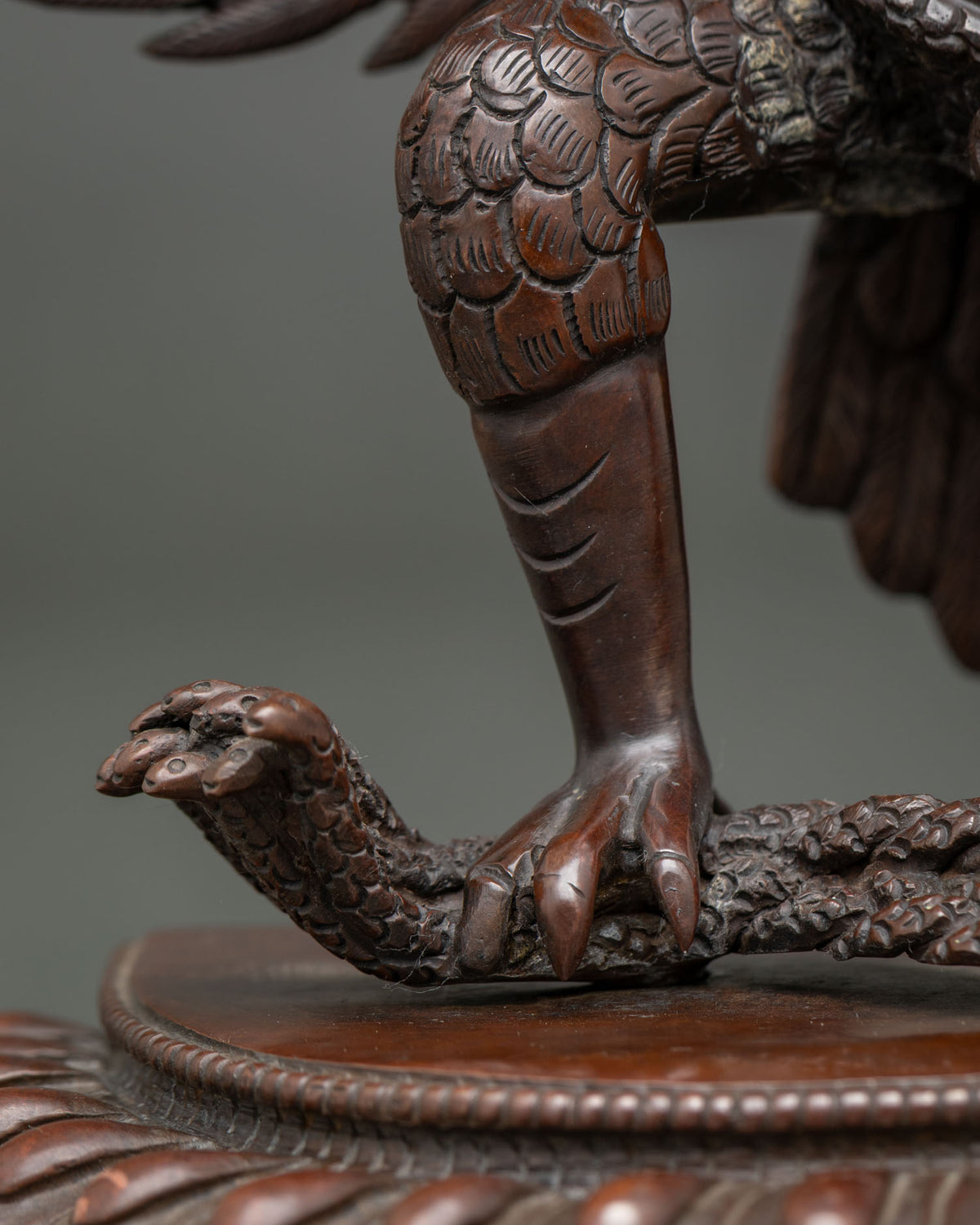 Oxidized Garuda Statue | Symbol of Strength and Fearless Protection