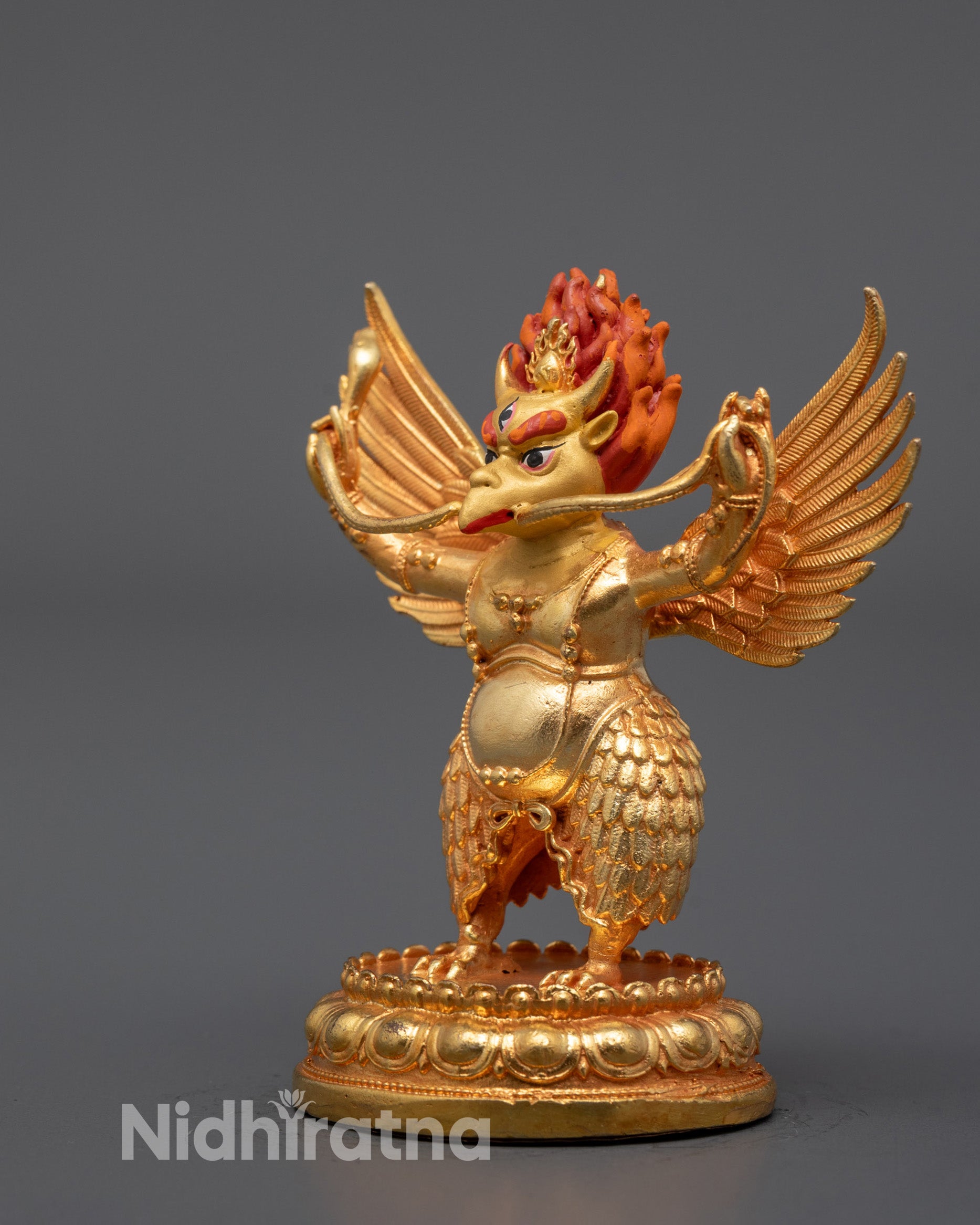 Buy Golden-Winged Garuda Statue | Machine Crafted Protector of Dharma