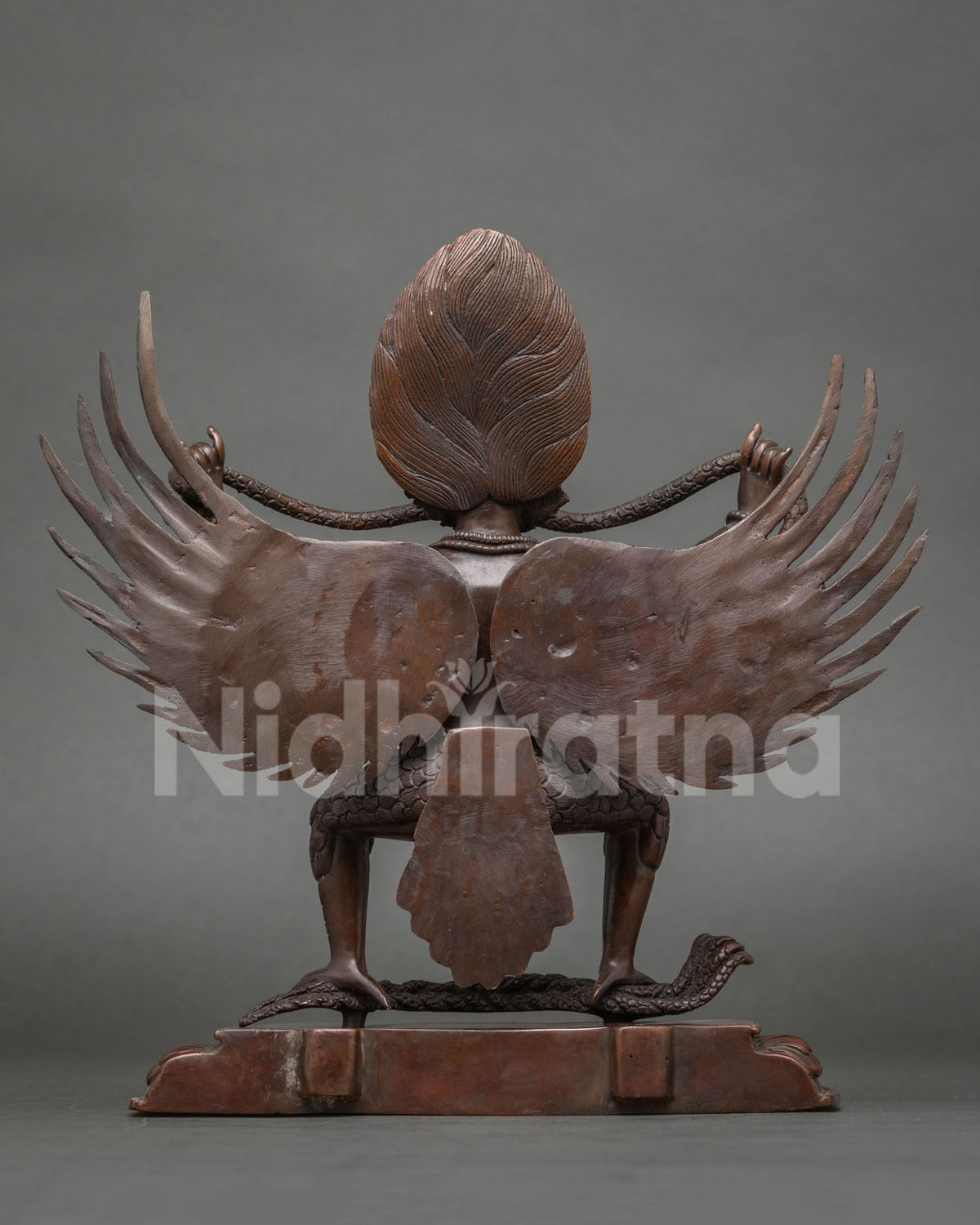 Oxidized Garuda Statue | Symbol of Strength and Fearless Protection