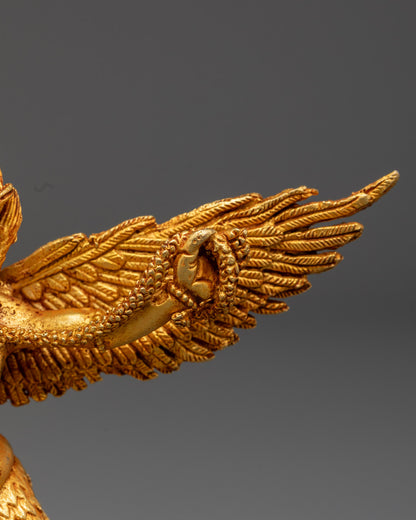 Authentic Garuda Figurine | Buddhist Protector Sculpture