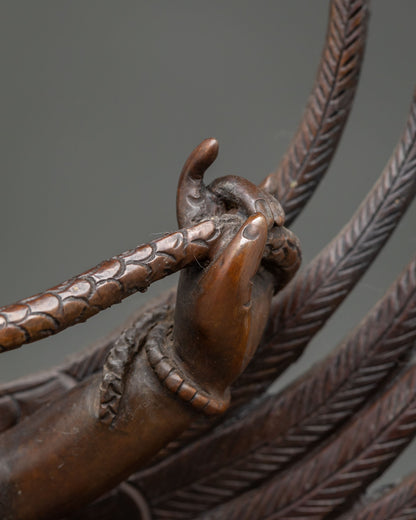Oxidized Garuda Statue | Symbol of Strength and Fearless Protection