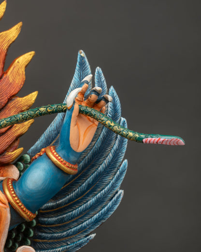Vibrant Garuda Statue | Destroyer of Obstacles & Negative Energy