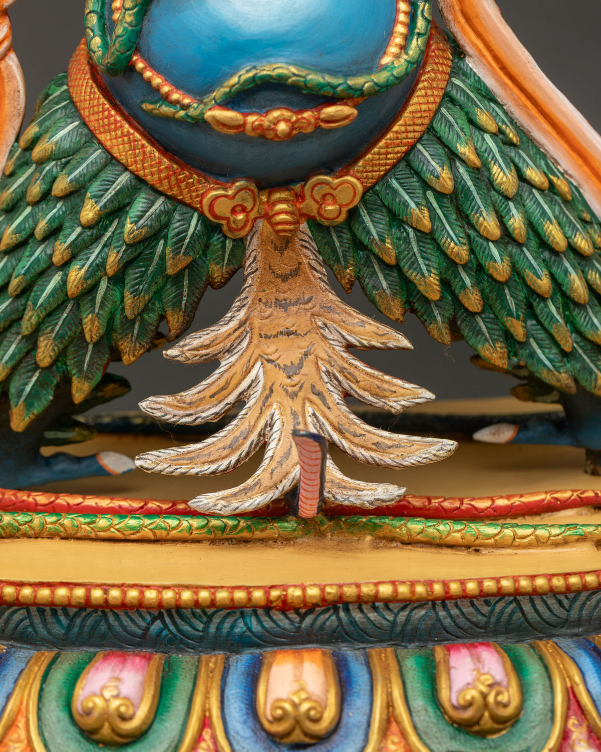 Vibrant Garuda Statue | Destroyer of Obstacles & Negative Energy