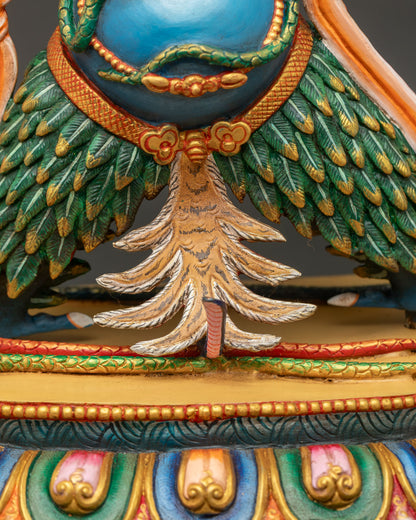 Vibrant Garuda Statue | Destroyer of Obstacles & Negative Energy