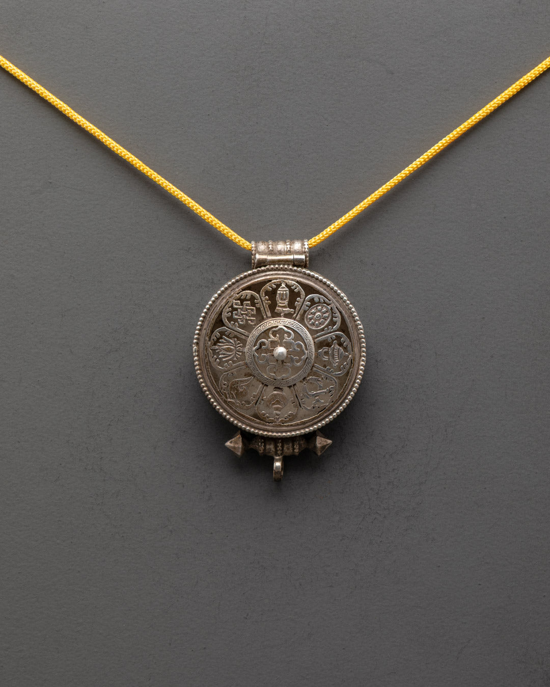 Ghau Locket for Protection | Tibetan Handcrafted Prayer Pendant