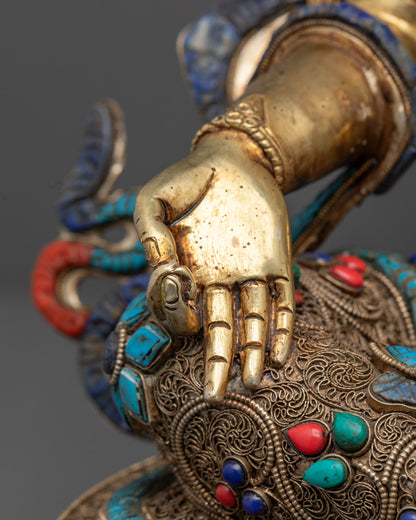 Green Tara Statue from Nepal | Himalayan Sacred Art