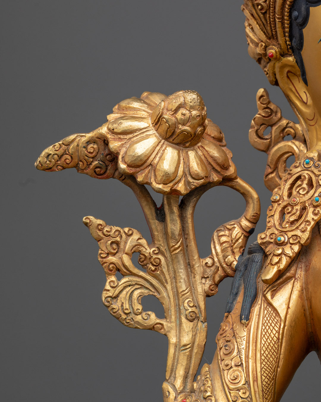 Green Tara Sculpture | Tibetan Buddhist Art