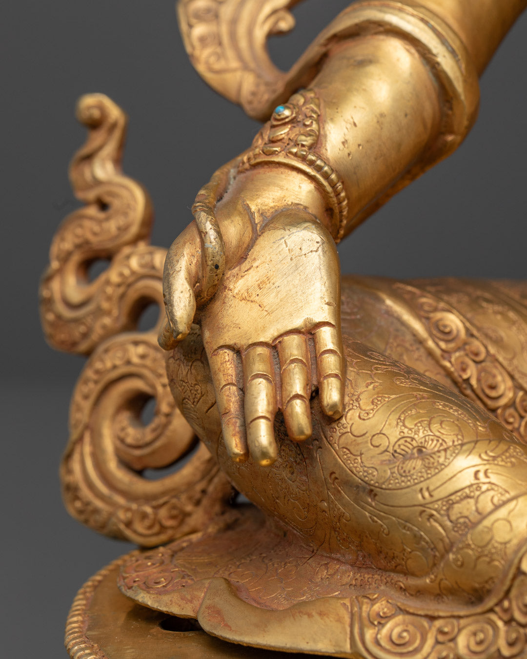Green Tara Sculpture | Tibetan Buddhist Art