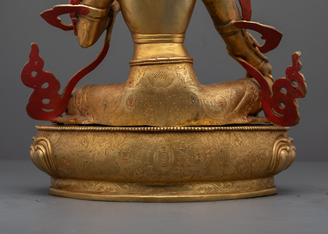 Green Tara Sculpture | Tibetan Buddhist Art