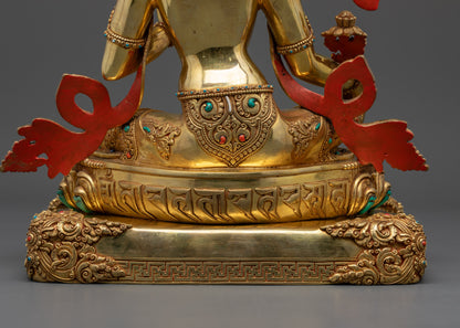 Green Tara Statue | Handcrafted Tibetan Buddhist Goddess