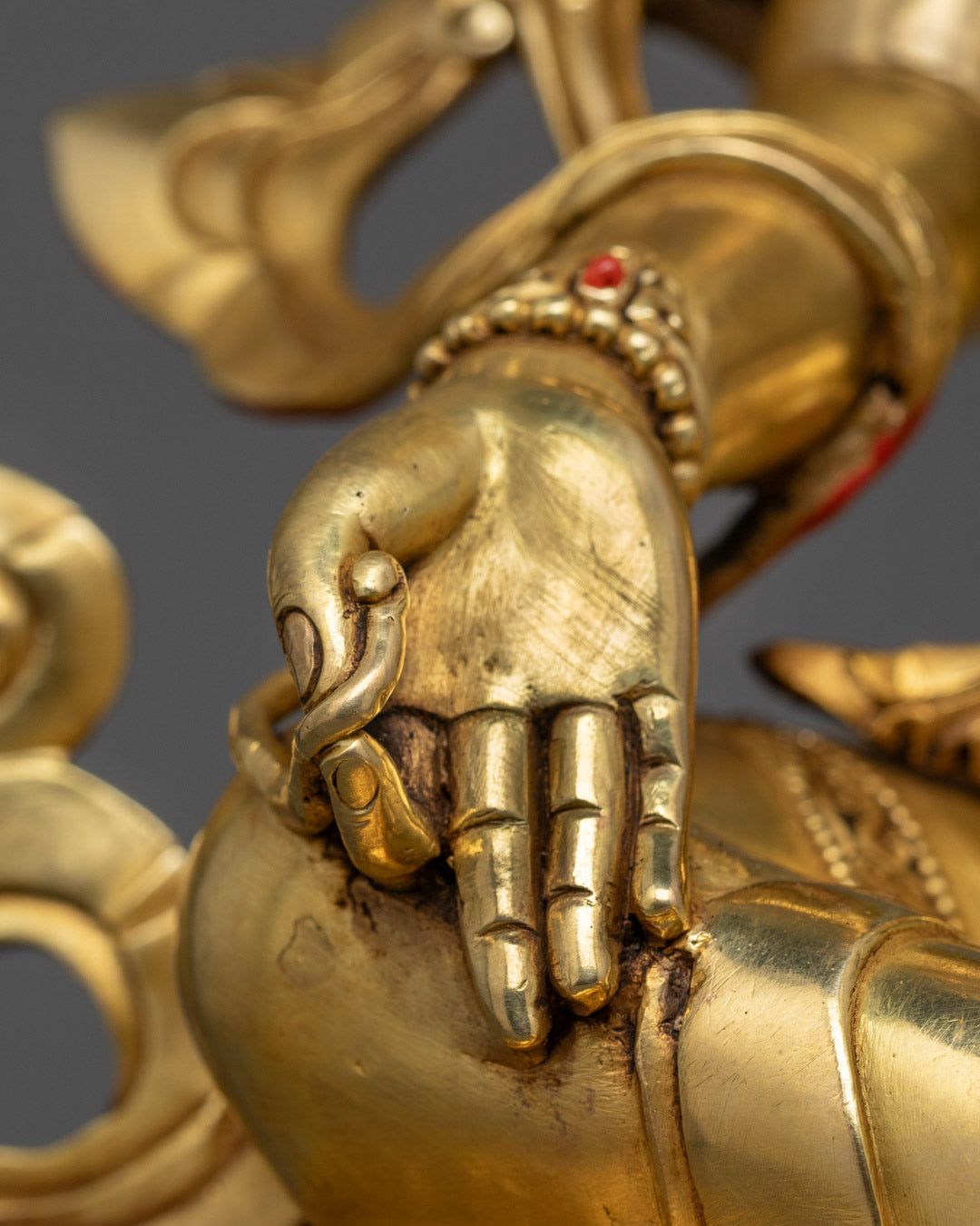Tibetan Green Tara Statue | Pure Handmade Bodhisattva of Compassion