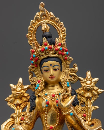 Green Tara Statue | Symbol of Healing