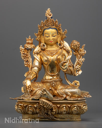Green Tara Statues | Tara Buddhism