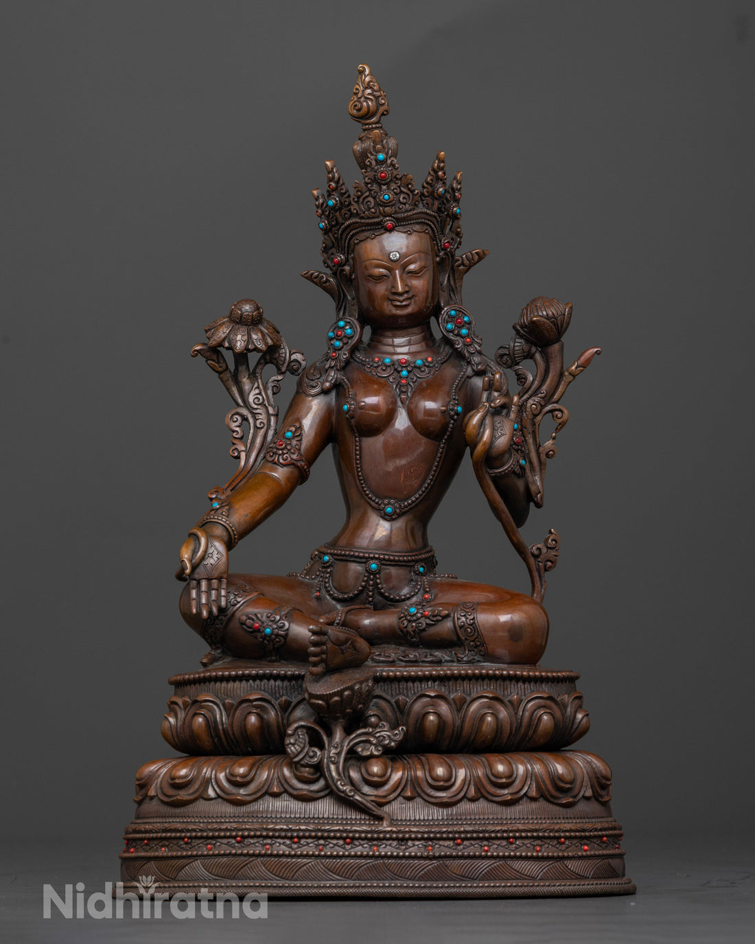 Divine Green Tara Sculpture: A Guardian of Compassion