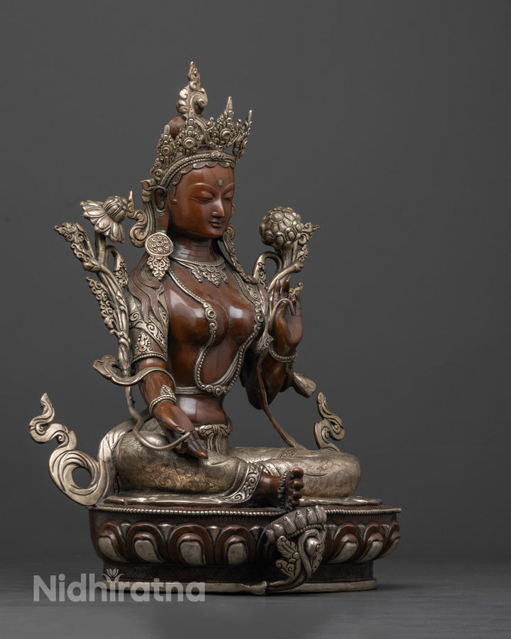 Green Tara Statue | Master Artisan Crafted