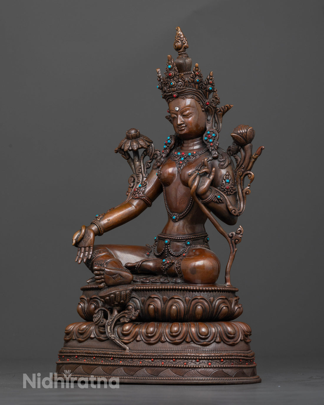 Divine Green Tara Sculpture: A Guardian of Compassion