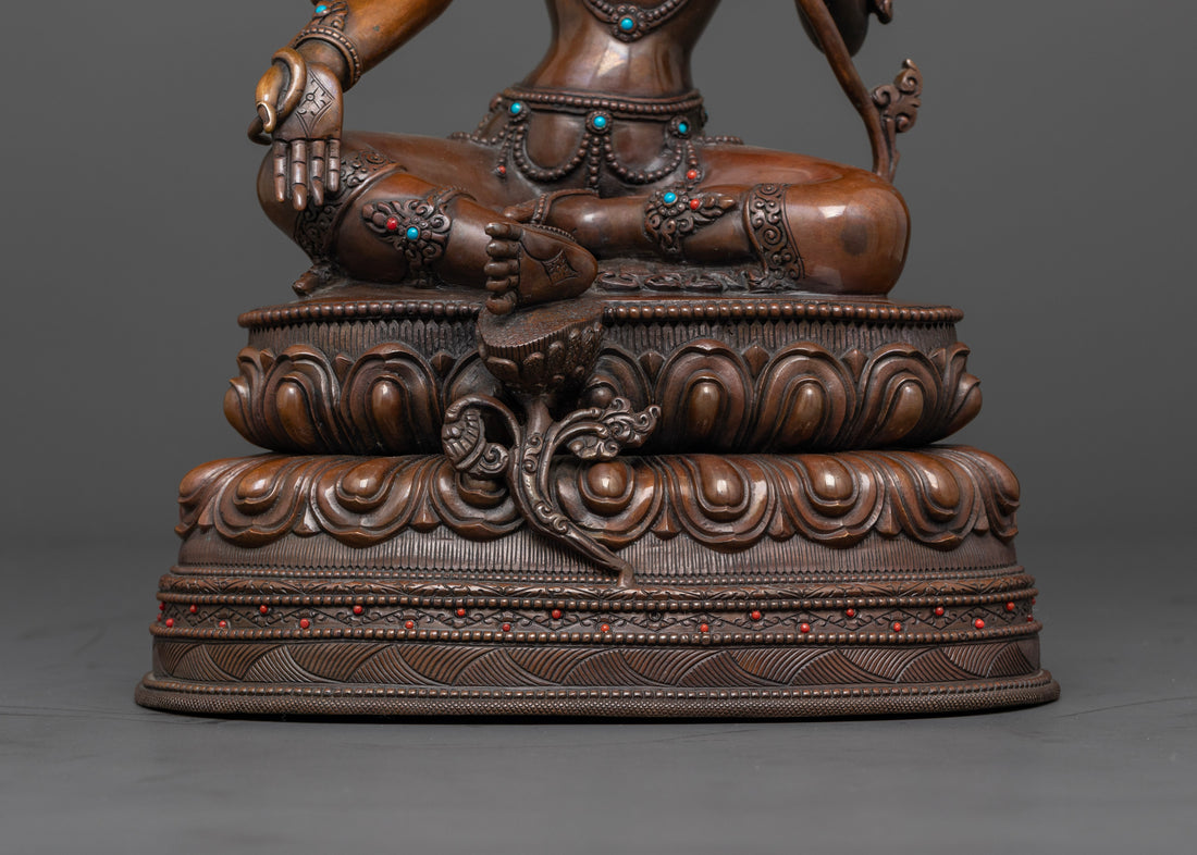 Divine Green Tara Sculpture: A Guardian of Compassion