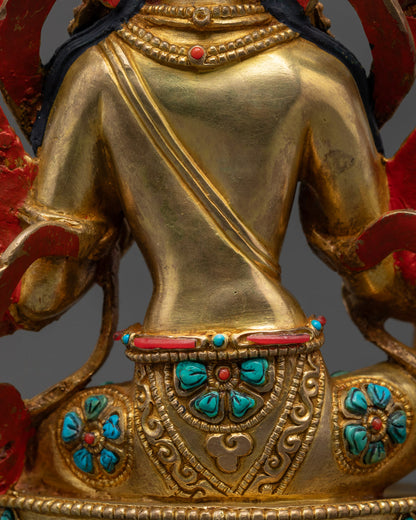 Green Tara Statue | Buddhist Art for Strength